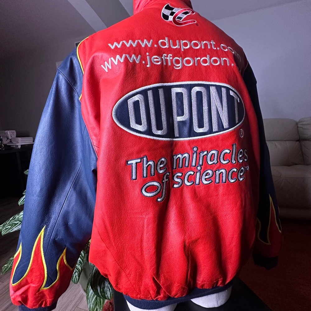 Hamilton Red and Navy Racing Jacket - Picture 3 of 7